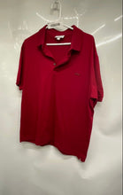 Load image into Gallery viewer, Lacoste Mens Red Regular Fit Collared Short Sleeve Golf Polo Shirt Size L
