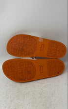 Load image into Gallery viewer, Coach Womens Udele Sport Orange White Strap Bear Design Slide Sandals Size 10B