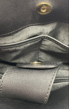 Load image into Gallery viewer, Michael Kors Womens Black Leather Bottom Studs Shoulder Strap Satchel Bag