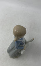 Load image into Gallery viewer, Girl With Goose Glazed Porcelain Collectible Decorative Figurine Made In Spain