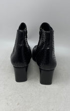 Load image into Gallery viewer, Mezlan Womens Loren Black Leather Block Heel Side-Zip Ankle Booties Size 10M