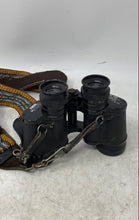 Load image into Gallery viewer, Vintage Focal Black Wide Angle Field 10° 7x35 Coated Optics Binoculars W/ Strap