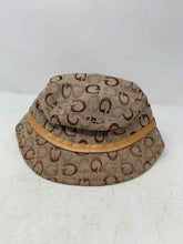 Load image into Gallery viewer, Guess Mens Brown Monogram Bucket Hat