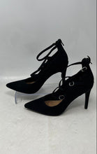 Load image into Gallery viewer, Christian Siriano Womens Black Pointed Toe Stiletto Strappy Heels Size 8