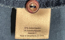 Load image into Gallery viewer, St Johns Bay Womens Blue Stretch 3/4 Sleeve Collared Button-Up Shirt Size 3X