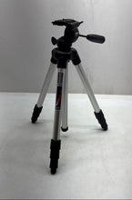 Load image into Gallery viewer, Manfrotto 3405 Black Silver Adjustable Leg Junior Camera Tripod Stand