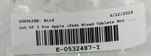 Load image into Gallery viewer, Lot Of 3 Pcs Apple iPads Touchscreen Mixed Tablets Not Tested Locked For Parts