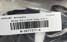 Load image into Gallery viewer, Adidas Boys Rivalry Low IF5245 Black Leather Round Toe Sneakers Shoes Size 5