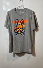 Load image into Gallery viewer, Psycho Bunny Mens Gray Heather Pima Cotton Crew Neck Pullover T-Shirt Size 5