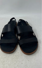 Load image into Gallery viewer, Cole Haan Womens Black Open Toe Flat Slingback Sandals Size 8.5B