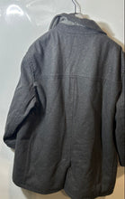 Load image into Gallery viewer, London Fog Mens Gray Long Sleeve Button Front Single-Breasted Peacoat Size 3XT