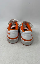 Load image into Gallery viewer, Adidas Girls Forum Low IG3794 White Orange Leather Lace-Up Sneakers Shoes Sz 5.5