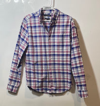 Load image into Gallery viewer, Banana Republic Mens Multicolor Plaid Cotton Long Sleeve Button-Up Shirt Size S