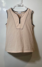 Load image into Gallery viewer, Calvin Klein Womens Pink V-Neck Sleeveless Pullover Blouse Top Size Large