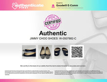 Load image into Gallery viewer, Authentic Jimmy Choo Womens Black Rhinestone Ballet Flats Size EUR 41 Damaged