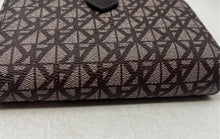 Load image into Gallery viewer, Anne Klein Womens Brown Printed Inner Pockets Credit Card Slot Bifold Wallet