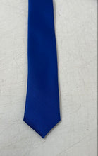 Load image into Gallery viewer, Zenxus Mens Dark Blue Keeper Loop Adjustable Pointed Tie