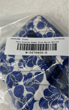 Load image into Gallery viewer, Vera Bradley Womens Blue White Printed Credit Card Slots Zip-Around Wallet
