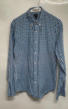 Load image into Gallery viewer, J.Crew Mens White Blue Long Sleeve Collared Button-Up Shirt Size Medium