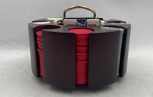 Load image into Gallery viewer, Multicolor Mixed Variety Casino Played Cards Classic Clay Poker Chip Set In Box