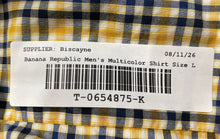 Load image into Gallery viewer, Banana Republic Mens Multicolor Cotton Button-Up Shirt Size Large
