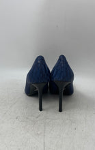 Load image into Gallery viewer, Kenneth Cole Womens Dark Blue Animal Print Slip-On Closed Toe Pump Heels Size 6M