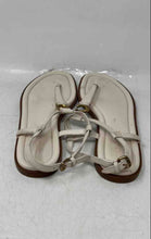 Load image into Gallery viewer, Coach Womens Jessica White Leather Flat Thong Sandals Size 8.5B