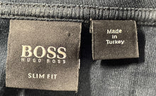 Load image into Gallery viewer, Hugo Boss Mens Black Slim Fit Short Sleeve Collared Polo Shirt Size S