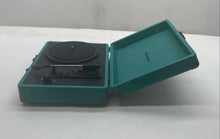 Load image into Gallery viewer, Crosley Model CR8005A-DT1 Teal Portable Record Player Turntable Not Tested