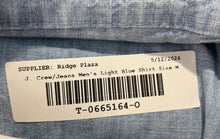 Load image into Gallery viewer, J. Crew/Jeans Mens Light Blue Denim Slim Fit Long Sleeve Button-Up Shirt Size M