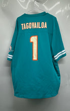 Load image into Gallery viewer, NFL Team Apparel Mens Green Miami Dolphins Tua Tagovailoa #1 Jersey Size 2XL