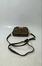 Load image into Gallery viewer, Kardashian Kollection Womens Beige Animal Print Embossed Crossbody Bag