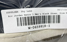 Load image into Gallery viewer, Nike Mens Air Jordan 1 Mid Nouveau Black Mid Top Lace-Up Sneaker Shoes Size 8