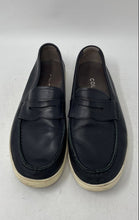 Load image into Gallery viewer, Cole Haan Mens Black Leather Moc Toe Slip-On Penny Loafer Shoes Size 8.5M