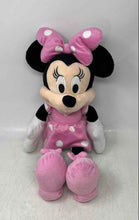 Load image into Gallery viewer, Disney Plush Minnie Mouse Stuffed Animal Doll With Pink Polka Dot Dress