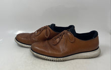 Load image into Gallery viewer, Cole Haan Mens 2.ZeroGrand Brown Leather Laser Wingtip Oxford Shoes Size 13M