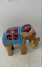 Load image into Gallery viewer, Collectible Multicolor Hand-Painted And Handmade Elephant Figurine
