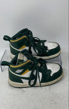 Load image into Gallery viewer, Nike Kids Air Jordan 1 Mid 640735-371 White Green Sneaker Shoes Size 8C
