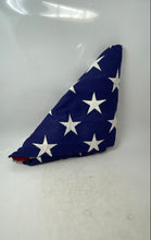 Load image into Gallery viewer, Blue White Stars Pattern Fabric Folded Home Outdoor American Flag