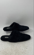 Load image into Gallery viewer, Coach Womens Black Signature Suede Faux Shearling Sherpa Mule Flats Size 11