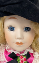 Load image into Gallery viewer, Vintage Heritage Dolls Blonde Hair Blue Eyes Porcelain Doll In Pink Dress W/ Box