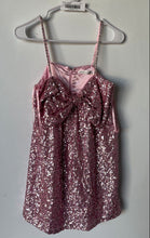 Load image into Gallery viewer, Altar'd State Womens Pink Sequin Sleeveless Back Zip Mini Dress Size 2XS