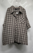 Load image into Gallery viewer, Perry Ellis Mens Brown Printed Short Sleeve Button-Up Shirt Size 5X/5EX