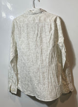 Load image into Gallery viewer, Goodfellow & Co Mens White Print Long Sleeve Slim Fit Button-Up Shirt Size Large