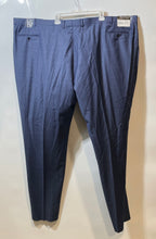 Load image into Gallery viewer, Jos. A. Bank Mens Blue Wool Traveler Flat Front Pockets Dress Pants Sz 58R W/Tag