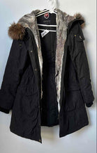Load image into Gallery viewer, 1 Madison Expedition Womens Black Long Sleeve Parka Jacket Size Small