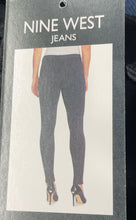 Load image into Gallery viewer, Nine West Womens Black Denim 5 Pocket Design Straight Jeans Size 10 With Tag