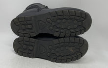 Load image into Gallery viewer, Timberland Boys Euro Hiker Black Leather Round Toe Lace-Up Combat Boots Size 7