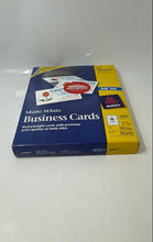 Load image into Gallery viewer, Avery 8471 Printable Matte White Business Cards For Inkjet Printers Open Box
