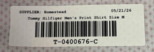 Load image into Gallery viewer, Tommy Hilfiger Mens Pink Printed Collared Button-Up Shirt Size Medium